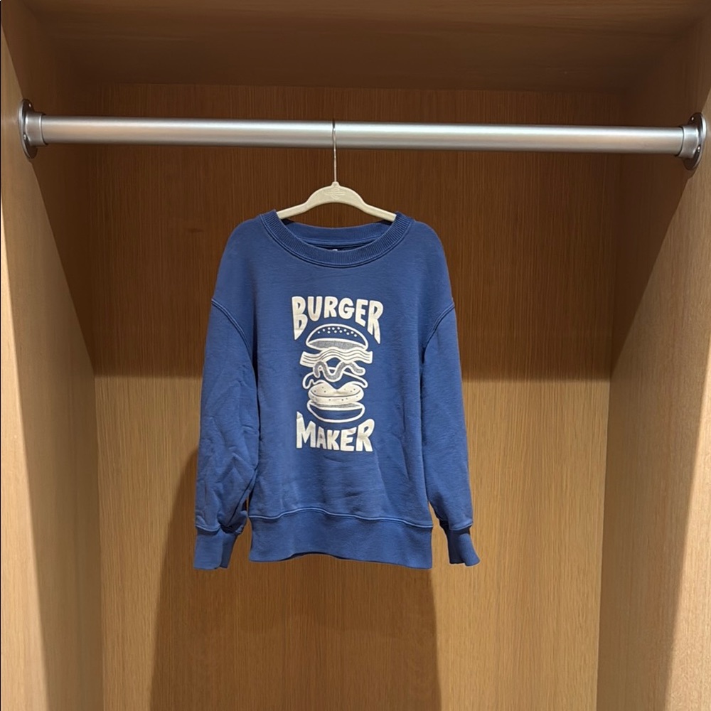 Uniqlo Blue Sweatshirt Casual Pullover